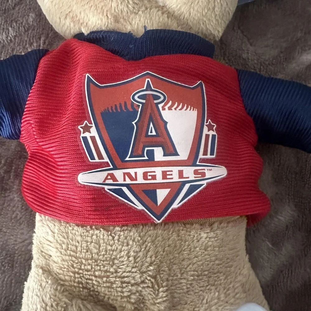 2010 Los Angeles Angels‎ Plush Bear One Size Red MLB Baseball Mascot Good Stuff